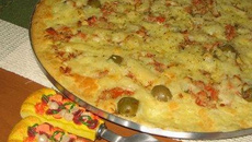 Pizza de liquidificador da Tia Maria