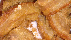 Torresmo crocante prático e fácil