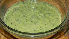 Molho verde especial de lanchonetes do D'Lucca