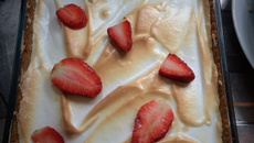 Torta de morango fácil