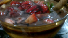 Sobremesa duas cores