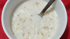 Canjica branca fácil e rápida