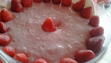 Delícia natalina de morango