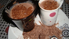 Chocolate Quente bem achocolatado