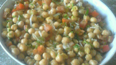 Salada de grão-de-bico