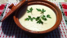 Sopa de couve-flor cremosa