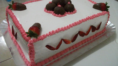 Bolo de aniversário da Carla