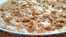 Arroz doce cremoso da Gra