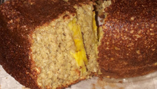Bolo de banana da terra fit