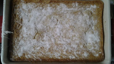 Gooey butter cake (bolo lanche típico de St. Louis, EUA)