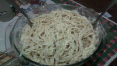 Macarrão à carbonara simples