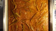 Bolo delicioso de bergamota