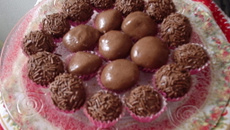 Bombom de leite em pó