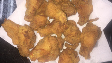 Coxinha da asa empanada sequinha e crocante