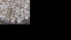 Pipoca de micro-ondas com milho comum