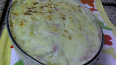 Batata gratinada