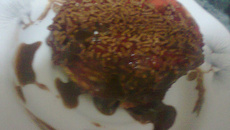 Pavê com geleia de morango com chocolate