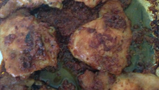 Frango assado com cerveja