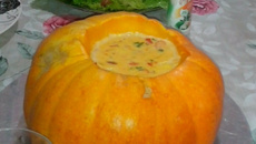 Camarão na moranga mais ki bom