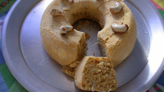 Bolo diet de fubá com castanha de caju