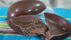 Ovo de Páscoa recheado de Nutella