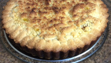 Torta de maçã alemã (com streusel)