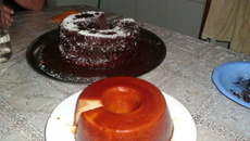 Bolo mole caramelado