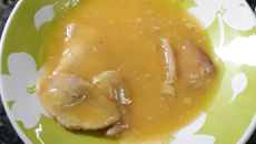 Sopa de batata salsa