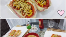 Pizza de pão de sal da Ruandra