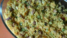 Farofa de bacon com cenoura