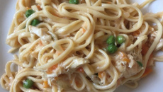 Macarrão ao molho branco