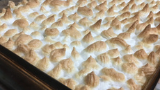 Doce de maçã com açúcar e canela