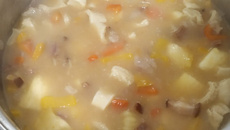 Dobradinha com mandioca