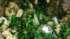 Risoto de rúcula com tomate seco