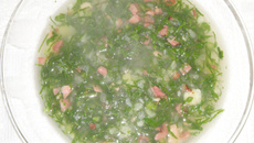 Caldo verde caprichado