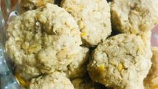 Biscoito aveia e limão siciliano