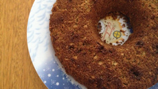 Bolo de aveia saudável