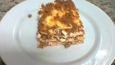 Lasanha de ricota ao molho caseiro
