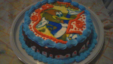 Bolo de aniversário sabor Prestígio