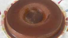 Pudim de chocolate delicioso