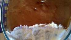 Torta chocolate com coco