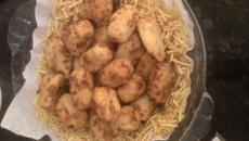 Bolinhos de purê de batata e atum