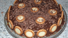 Torta de ricota com chocolate