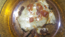 Carré ao molho e queijos