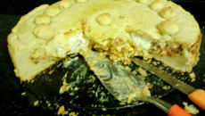 Torta de camarão (com massa de empada)