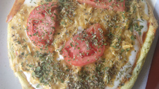 Pizza fake de crepioca da Jeeh