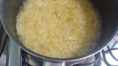 Farofa de cebola da Aline