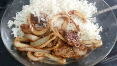 Coxão duro frito com maionese