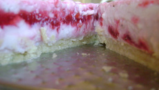 Torta de morango com gelatina
