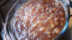 Doce de banana caseiro